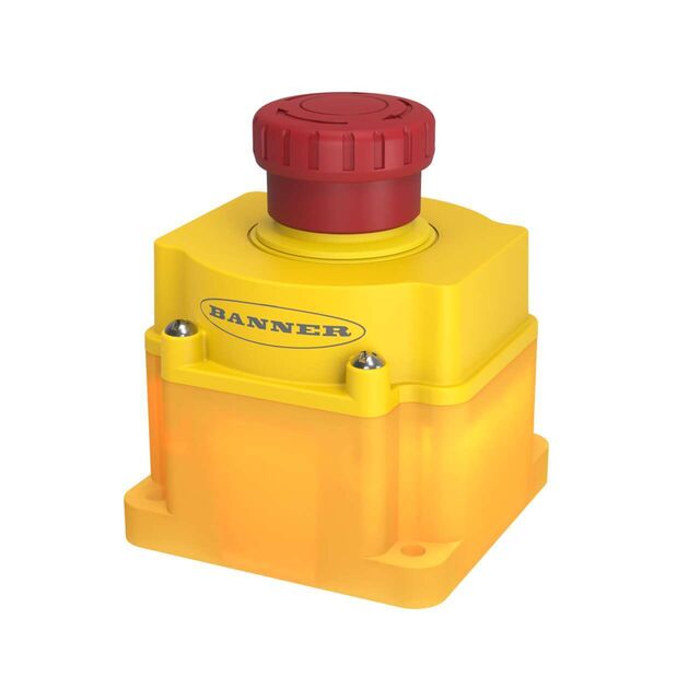 SW E-STOP TWIST RESET 100MA 24V
