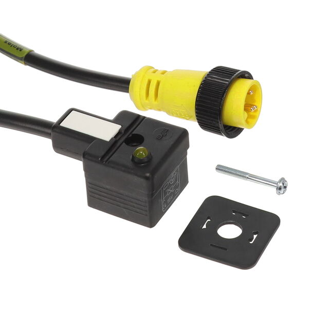 DIN 18MM AC BLK PVC 1M MC