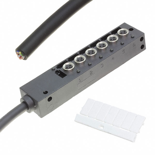 MPIS M8 PNP 3P 6PT BK 10M SINGLE
