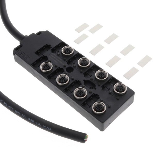 MPIS M12 PNP 5P 8PT BK 5M DUAL