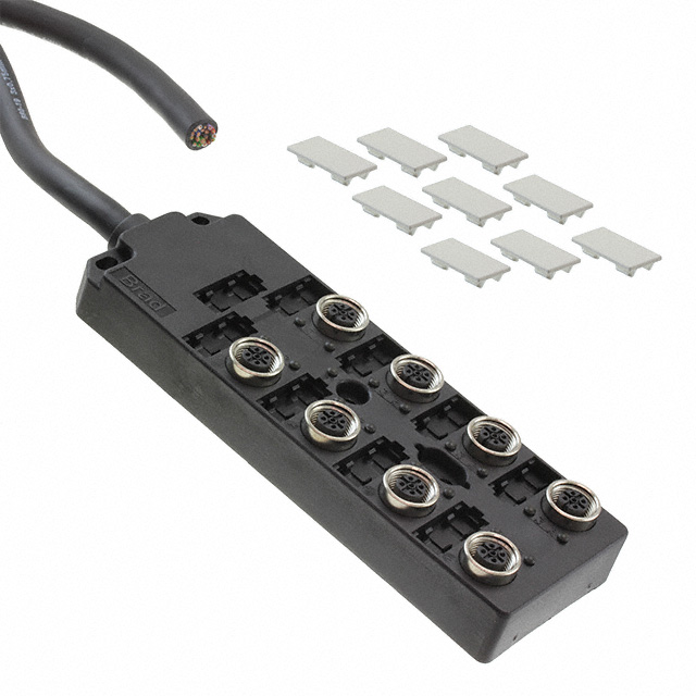 MPIS M12 PNP 5P 8PT BK 10M DUAL