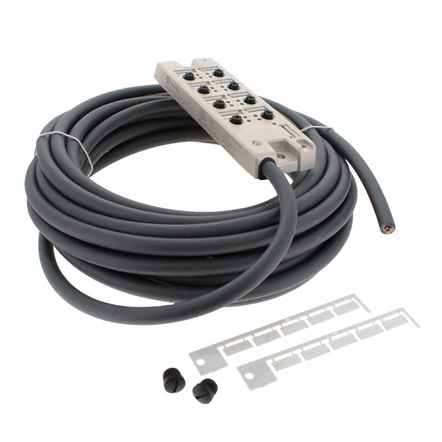 M12 DIE CAST 8PORT 2SIG LED