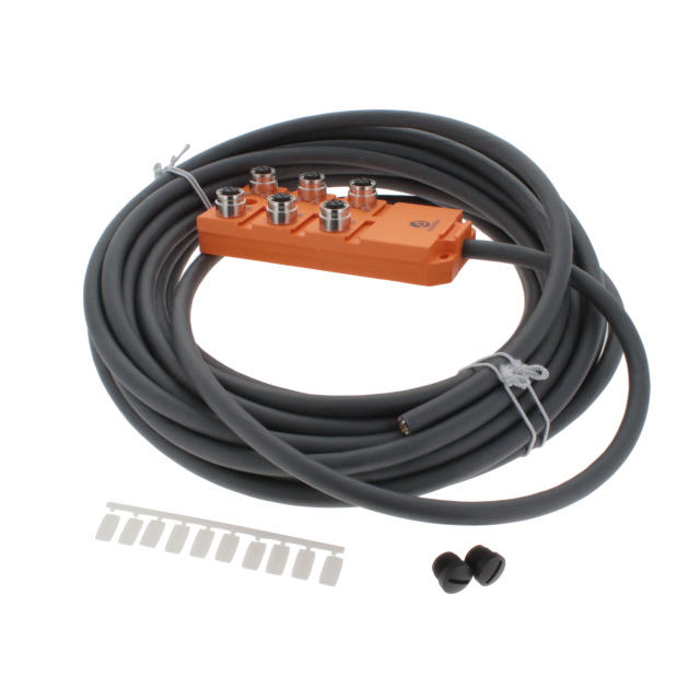M12 PLASTIC 6PORT 2SIG LED