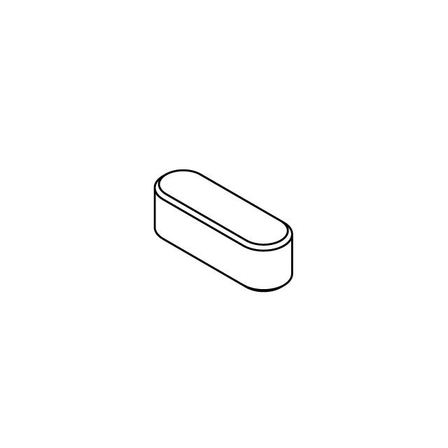 METAL SHAFT KEY 4MM SQUARE BY 25