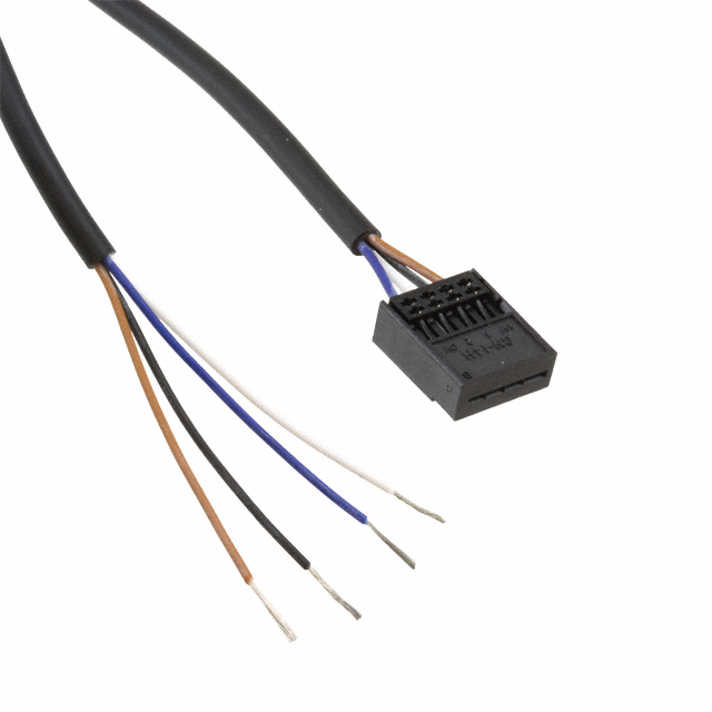 HOOKED-UP CONN W/1M CABLE 4PIN