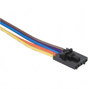 CABLE ASSY LATCH 5PIN 5X22AWG 1'