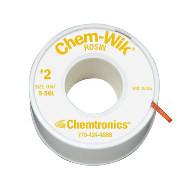 DESOLDER BRAID ROSIN 0.05" 50'