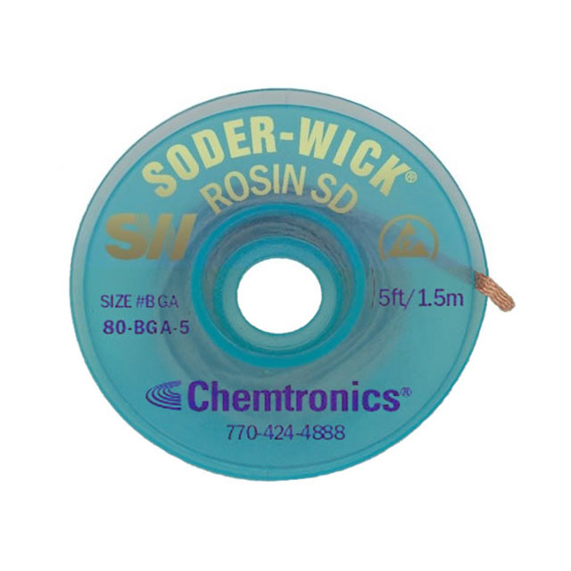 DESOLDER BRAID ROSIN 5'
