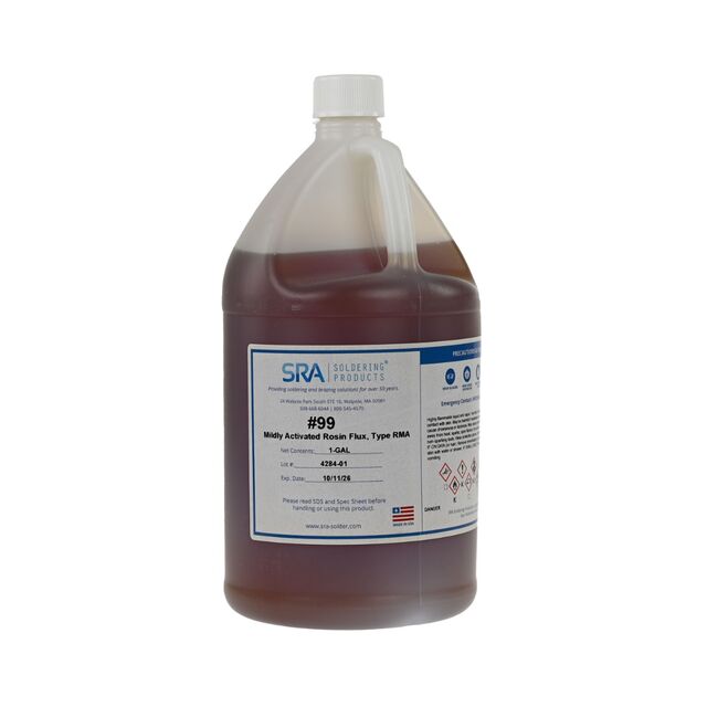 SRA #99 TYPE RMA, ROSIN SOLDERIN
