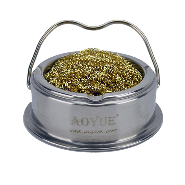 SOLDERING IRON TIP CLEANER WITH