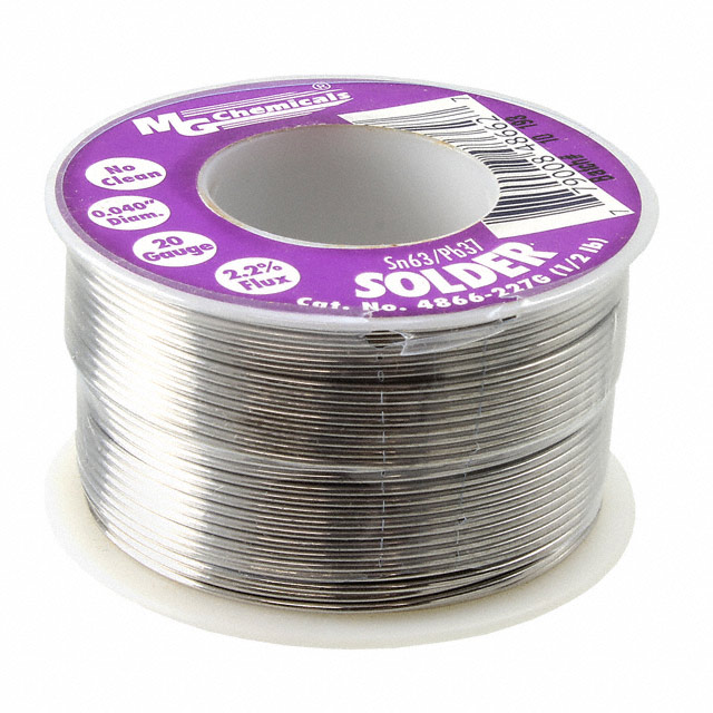 SOLDER 63/37 NOCLEAN .04DIA .5LB