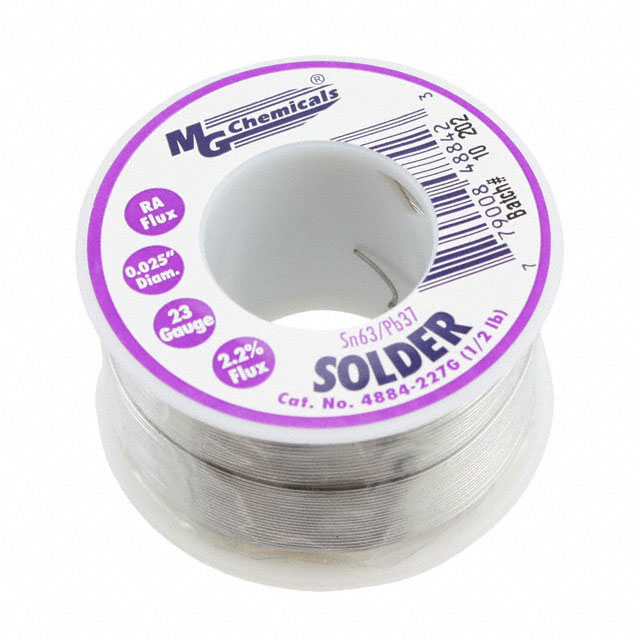 SOLDER RA 63/37 .025" 1/2 LBS