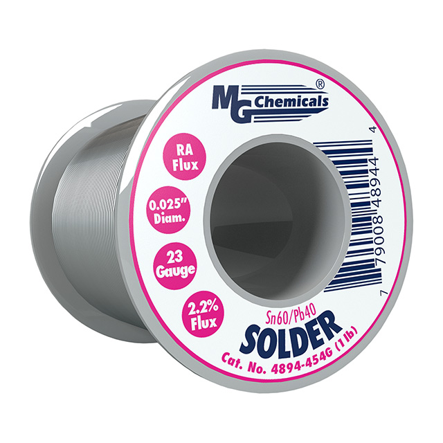 SOLDER RA 60/40 .025" 1 LB