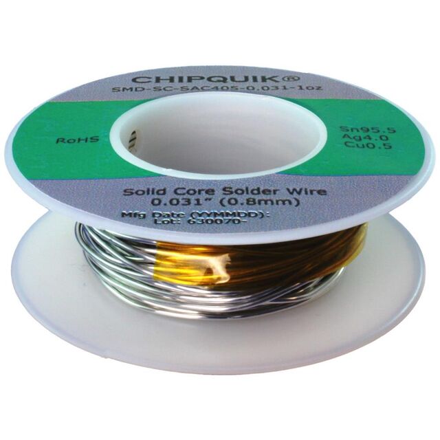 SN95.5/AG4.0/CU0.5 .031" SOLDER