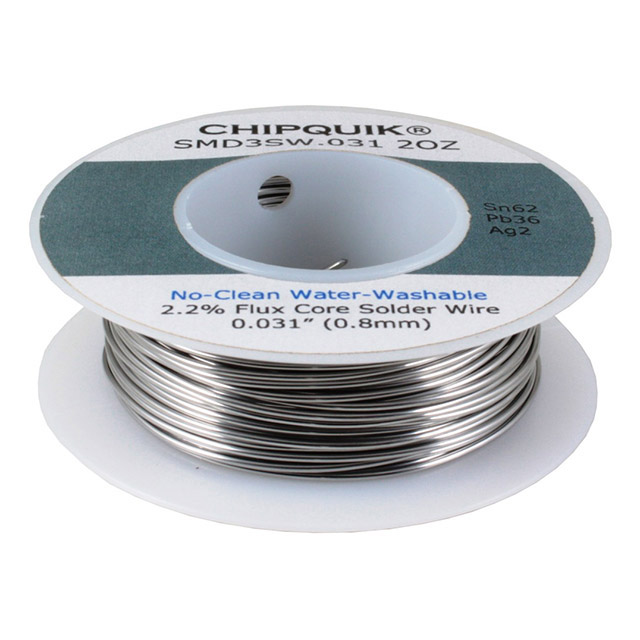 SOLDER WIRE 62/36/2 TIN/LEAD/SIL