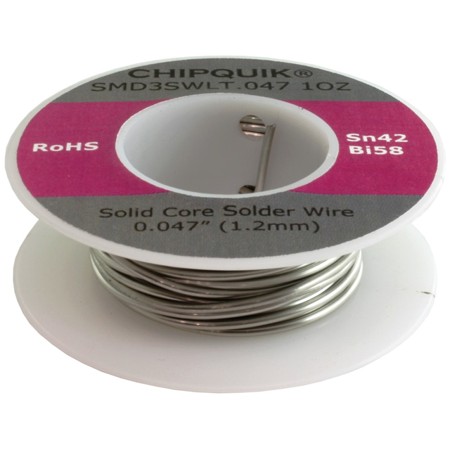 SOLDER WIRE SN42/BI58 .047" 1OZ