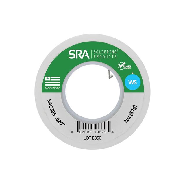 SOLDER NC SAC305 .020 2 OZ