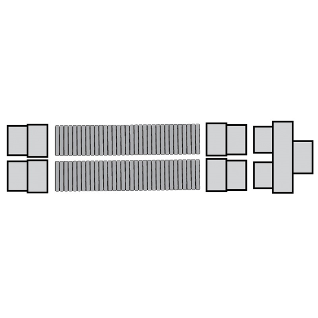 DUAL MANIFOLD KIT, 50MM - 80MM X