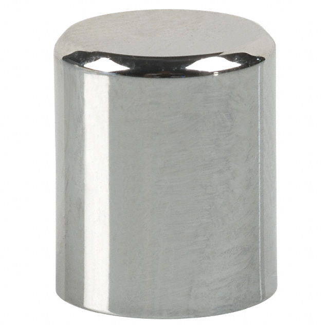 CAP PUSHBUTTON ROUND CHROME
