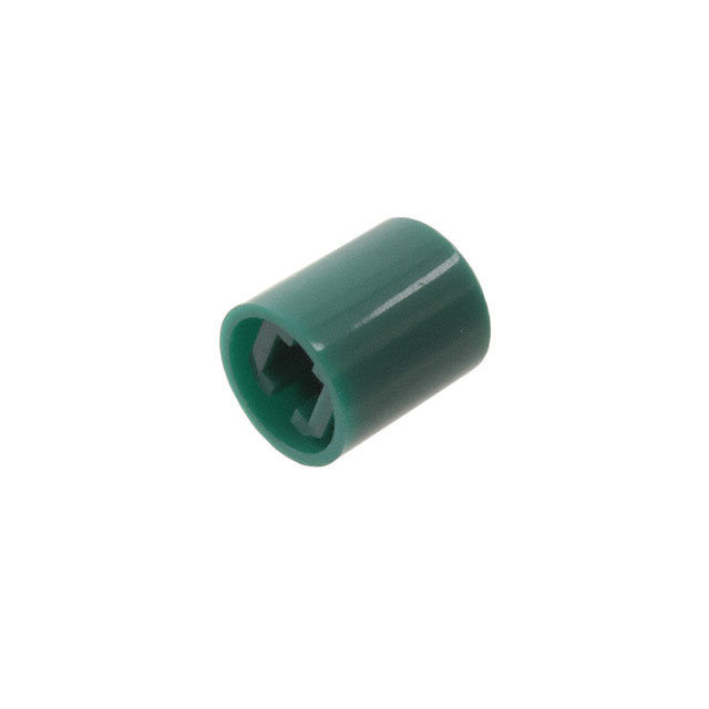 CAP PUSHBUTTON ROUND GREEN