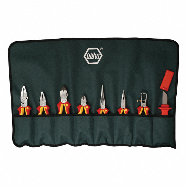 PLIER/CUTTER INSUL 8PC W/POUCH