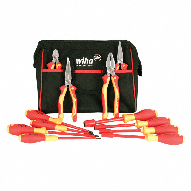 TOOLSET PLRS/SCRWDRVR/CTTR 12PCS