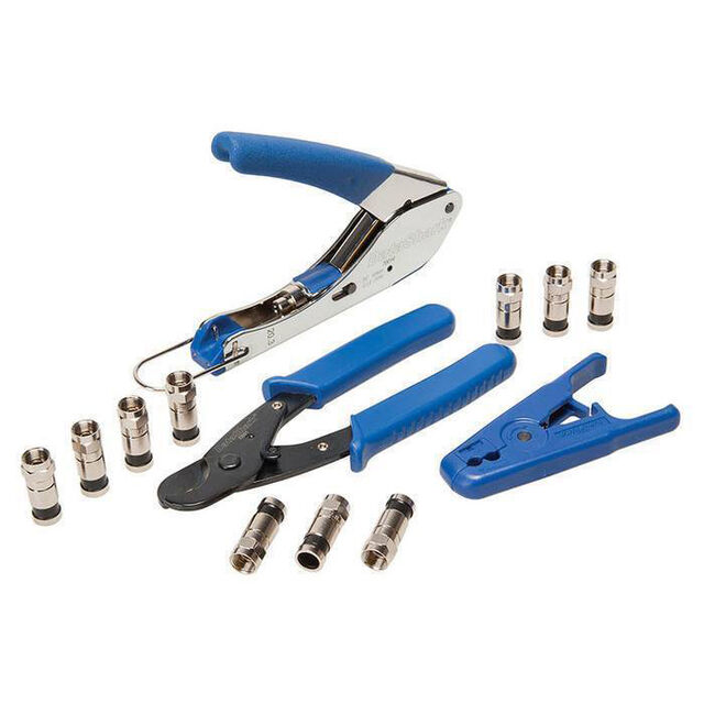 TOOL KIT RG6/RG6 QUAD "F" CONN