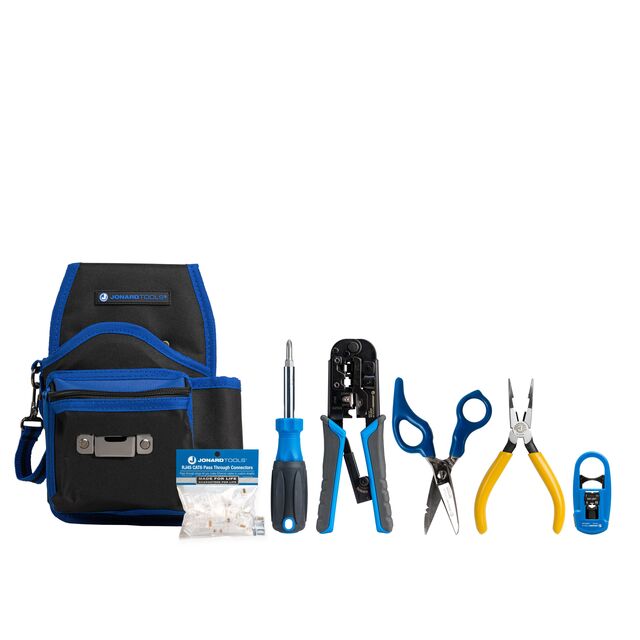 TELECOM RJ45 BELT POUCH TOOL KIT