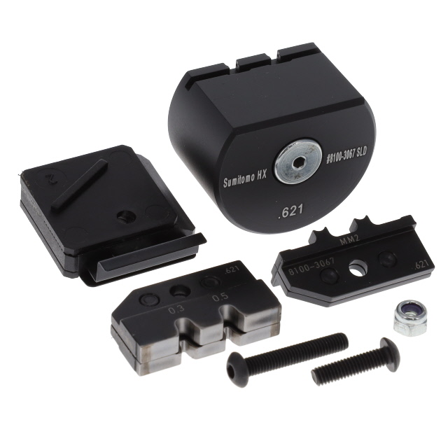 CRIMPING DIE SET, LOCATOR AND WI