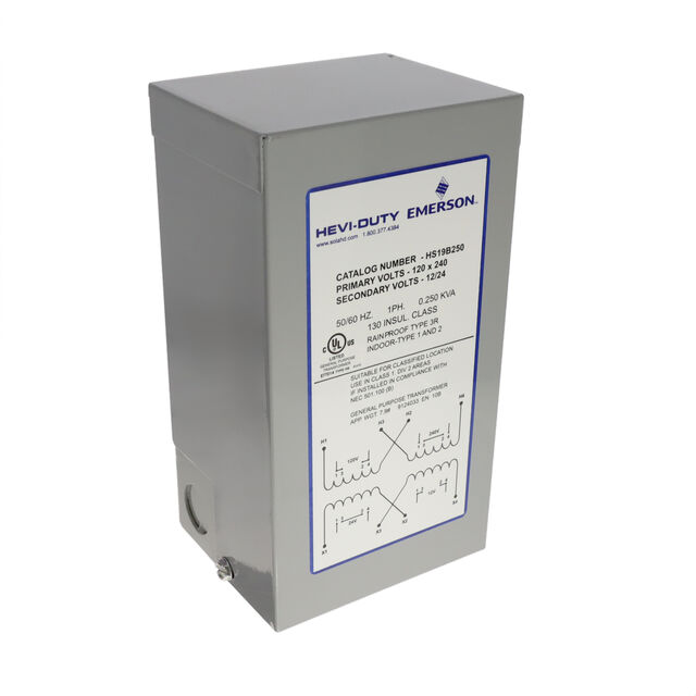 TRANSFORMR ISOL 120V 240V 250VA