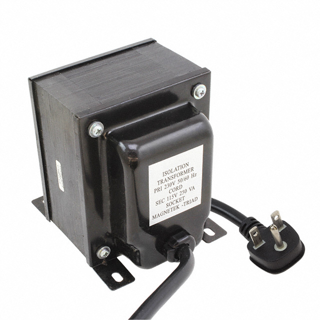 XFRMR ISOL 230V TO 115V 250VA